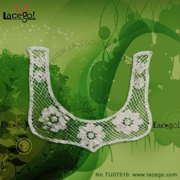 Hot embroidery Lace Neck Trim