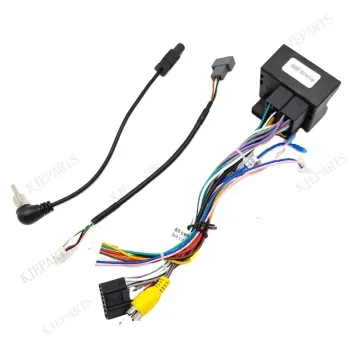 42 Pin Android Car Audio DVD Player Power Cable Adapter with CANBUS Box for Peugeot Old Berlingos Wire Harness