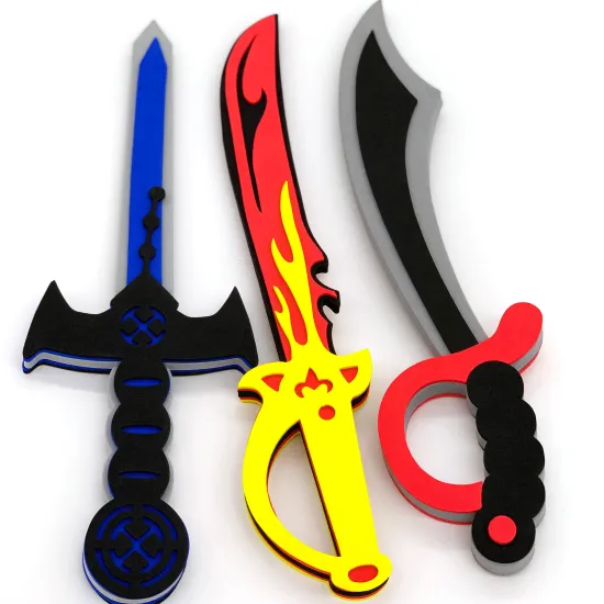 Wholesale Affordable Realistic Soft Cosplay Pirate and Anime EVA Foam Swords for Kids