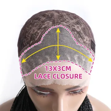 Lace With Baby Hair Wholesale Glueless Knotless Box Braided Synthetic Laces Front Wigs Vendors Braid Wigs For Black Women