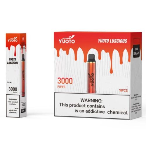 Yuoto Luscious 3000 Puffs Disposable Vape Pen