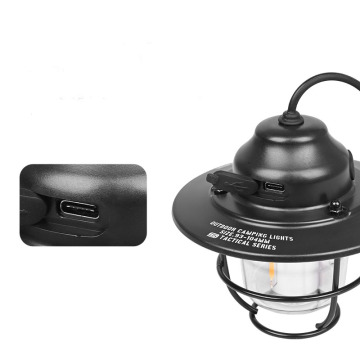 Retro Portable Emergency Warm Camping Tent Light Hook