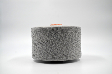 OE Recycled Cotton Carded Yarn For Weaving ne8s light gray