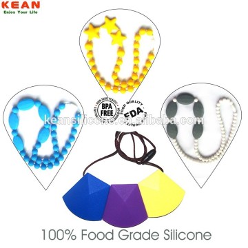 LFGB and FDA approved silicone necklace pendant china hip hop jewelry
