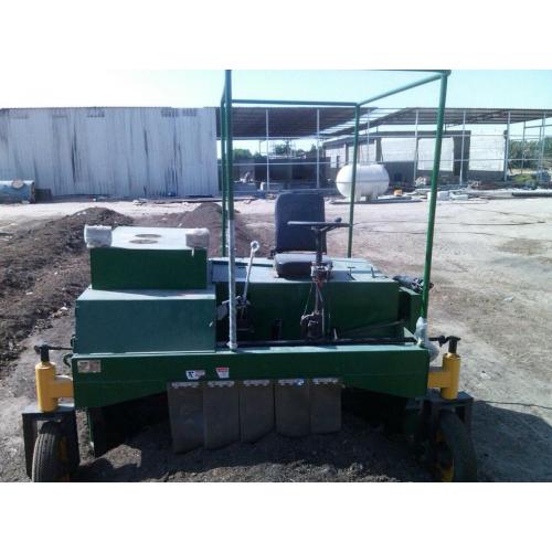 Ompost Windrow Turner Cow Dung Compost Processing Machine