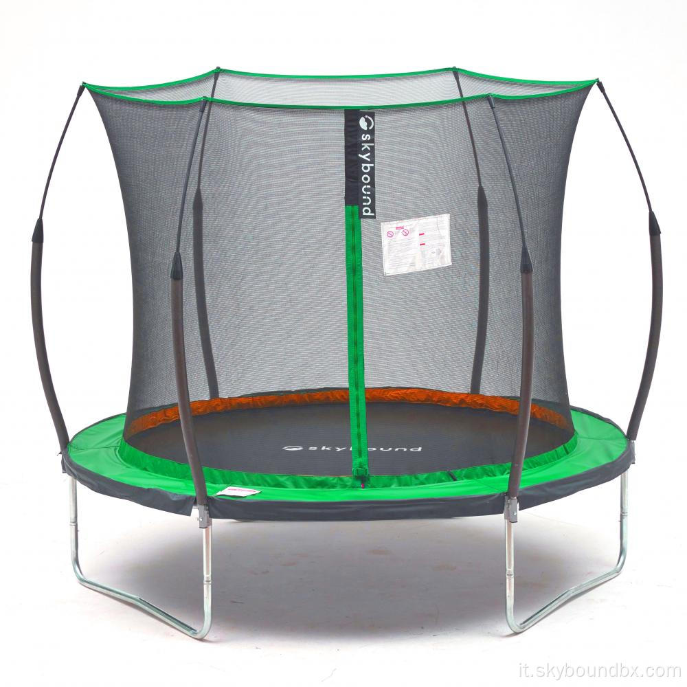 8ft Recreational Trampoline Green