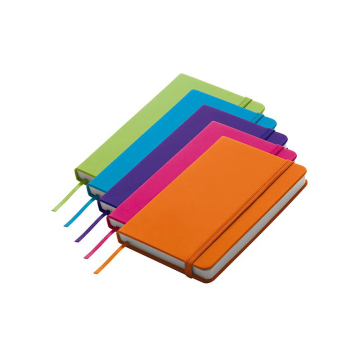 Notebook de promoción de impresión personalizada de alta calidad con logotipo en relieve