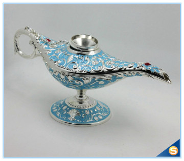 Shinny Gifts Enamel Aladdin Lamp Souvenir Aladdin Trade