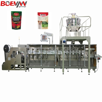 Nuts Zipper Stand Up Pouch Packaging Machine