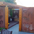 في الهواء الطلق Corten Steel Garden Metal Screen Planels