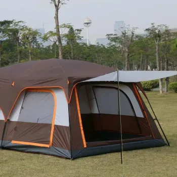 Hot Sale Outdoor Large Waterproof Two Bedroom Family Marquee Tent