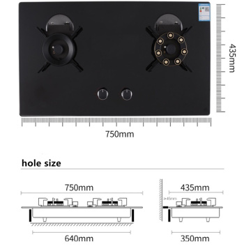 cheapest price catering 2 plates gas stove