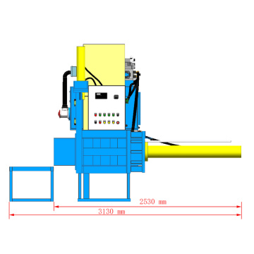 Hay and straw bagging baling machine