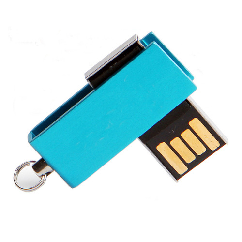 Mini clé USB rotative en métal