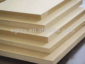 Best price good quality standard size raw plain mdf wood from mdf manufacturer