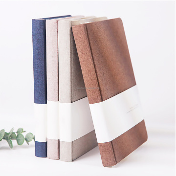 Handmade Linen A5 Journal Notebook - High Quality Daily Four Color Cover