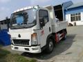 SINOTRUK HOWO LHD/RHD light dump truck 5 tons