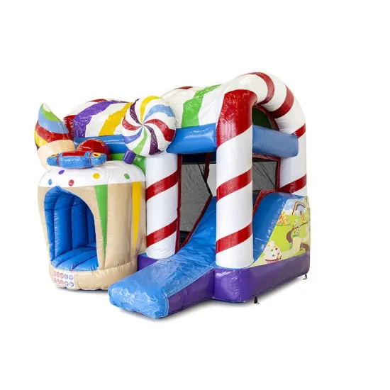 Candy Twist Candyland Inflatable Bouncer: Jumping Bouncy Castle Bounce House