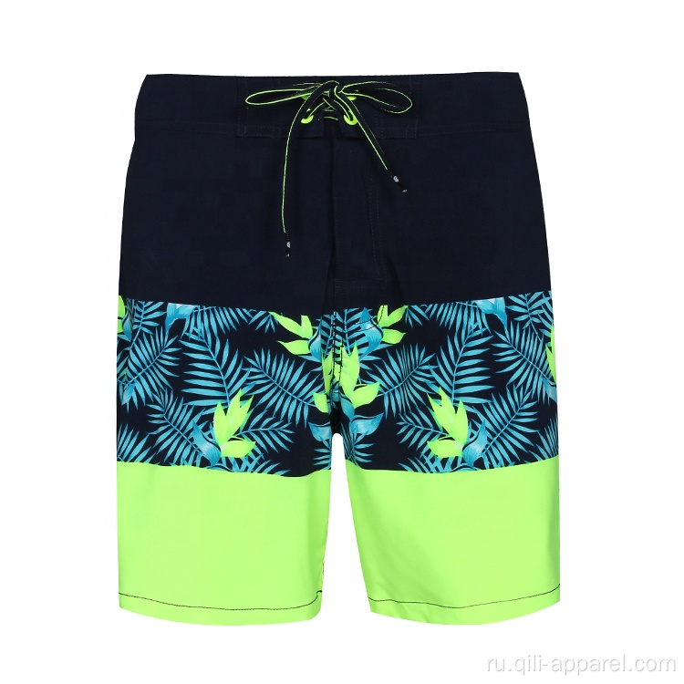 Пляжные шорты Quick Dry Swimwear с индивидуальным принтом для мужчин