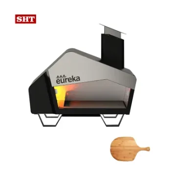Stainless Steel Mini Portable Pizza Oven Rotating Stone Pizza Oven Cover DIY Pizza Oven Kit