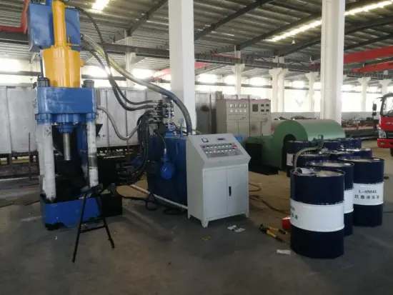 Siemens PLC Automatic Hydraulic Aluminum Briquetting Press