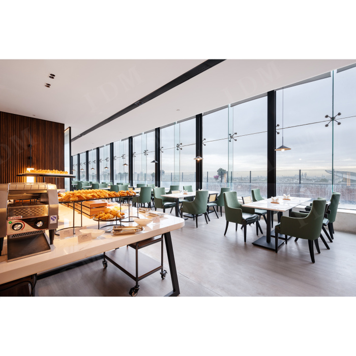 Muebles de comedor de hotel personalizables para interiores modernos