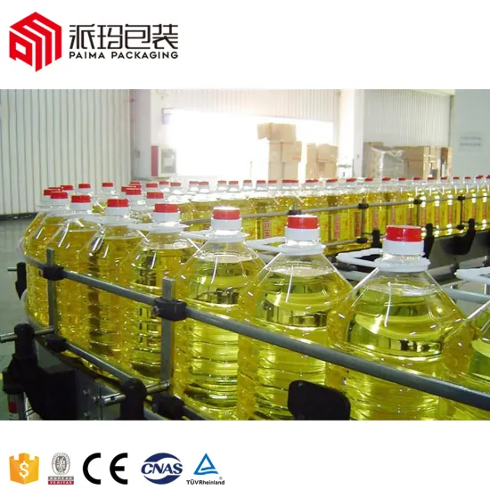 Automatic Oil Filling Machine for Plastic Bottles