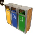 Poubelles rectangulaires extérieures