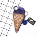 Ice-cream style simple PU coin purse