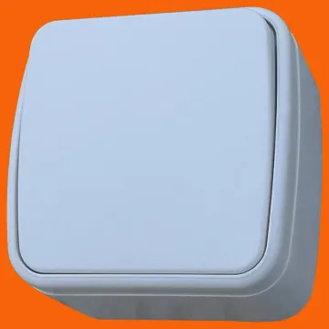 European Surface Mounted One Gang Wall Switch S6001