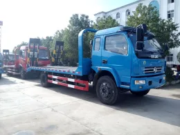 Reliable Dongfeng 4x2 Low Bed Trailer for Heavy Loads