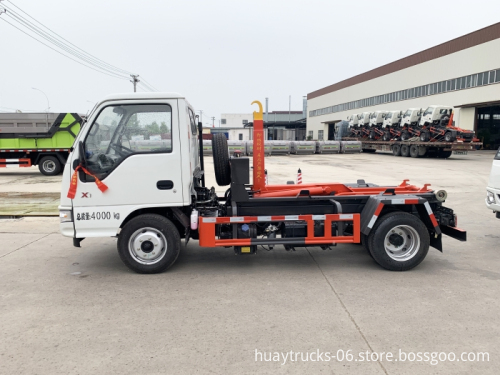 JAC Kangling 3 Ton Hook Lift Garbage Truck For Sale