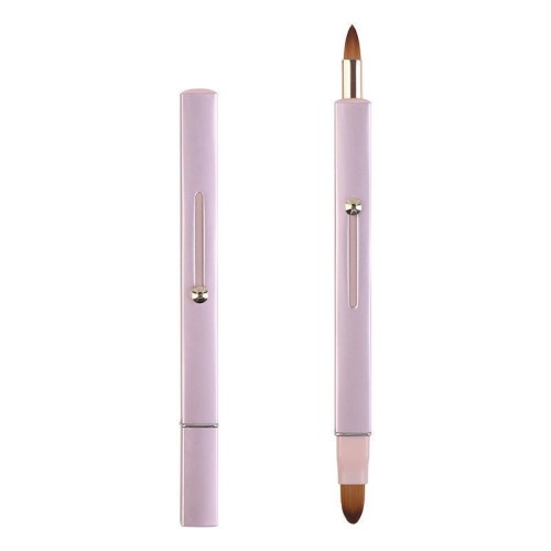 Mini double-ended lip brush
