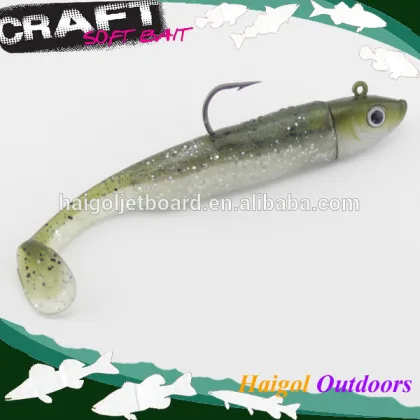 Soft bait for zander fishing--set package for customized soft bait
