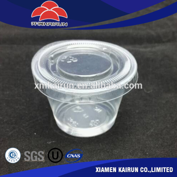 China market wholesale disposable clear portion cup supplier on alibaba