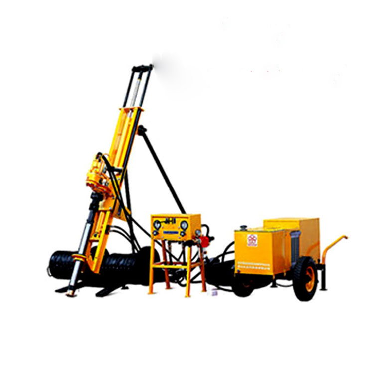 Hongwuhuan HQJ100A diesel portable dth drill rig