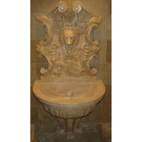 Carved Stone Wash Basin