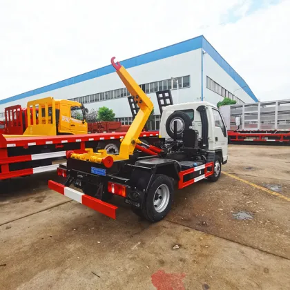 FOTON small hook lift garbage truck