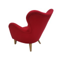 Leisure sofa chair in red