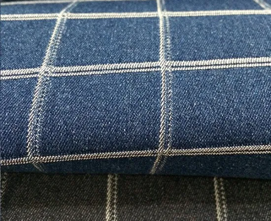Fashion Denim Coated Soft Custom Jacquard Fabric