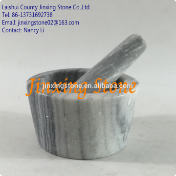 Stone Kitchen Tool Polished Marble Mortar&Pestle