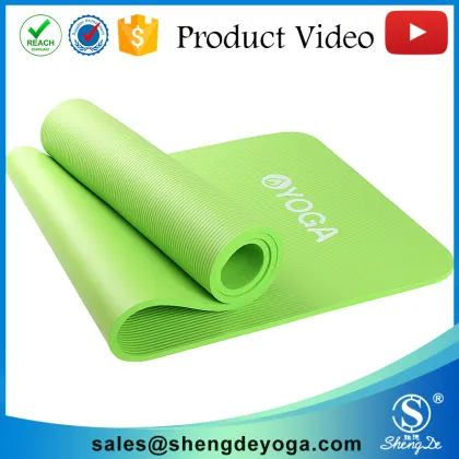 2015 premium nbr yoga mat, nbr yoga mat with strap, yogamatte yoga matratze