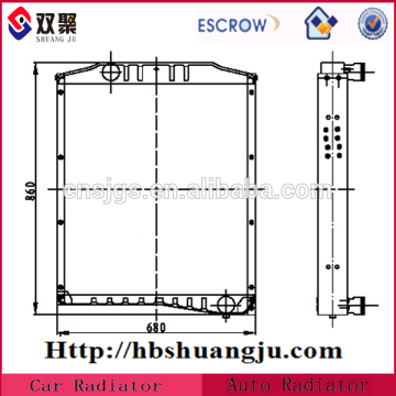 Radiator For Dongfeng Heavy Truck