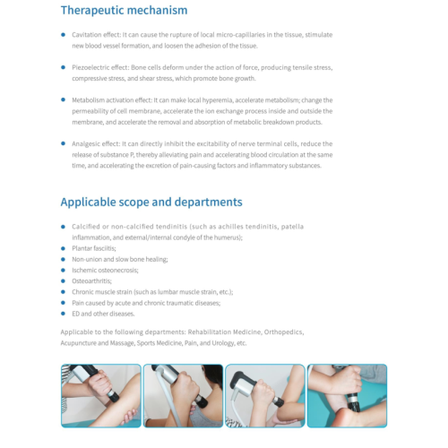 Shock Wave Therapy Shock Wave Therapy Device Machine Instrument Apparatus Supplier