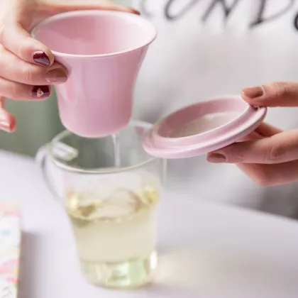 Glass Tea Cup Double Wall Glass Cup