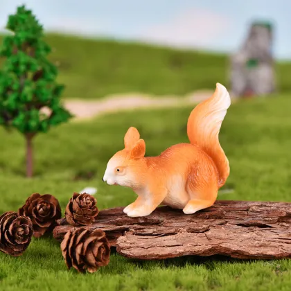 Resin Fairy Squirrel Miniature Garden Decoration