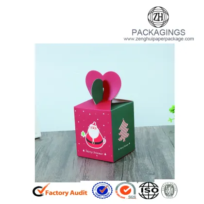 Christmas Eve gift apple packaging box foldable