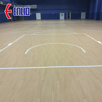 FIBA Approved PVC basketball Flooring Indoor Sports Mat