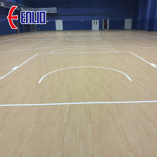 FIBA Approved Indoor PVC Basketball Flooring