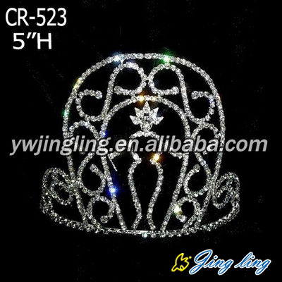 Silver Color Pageant Crown Body Shape Boy Crown